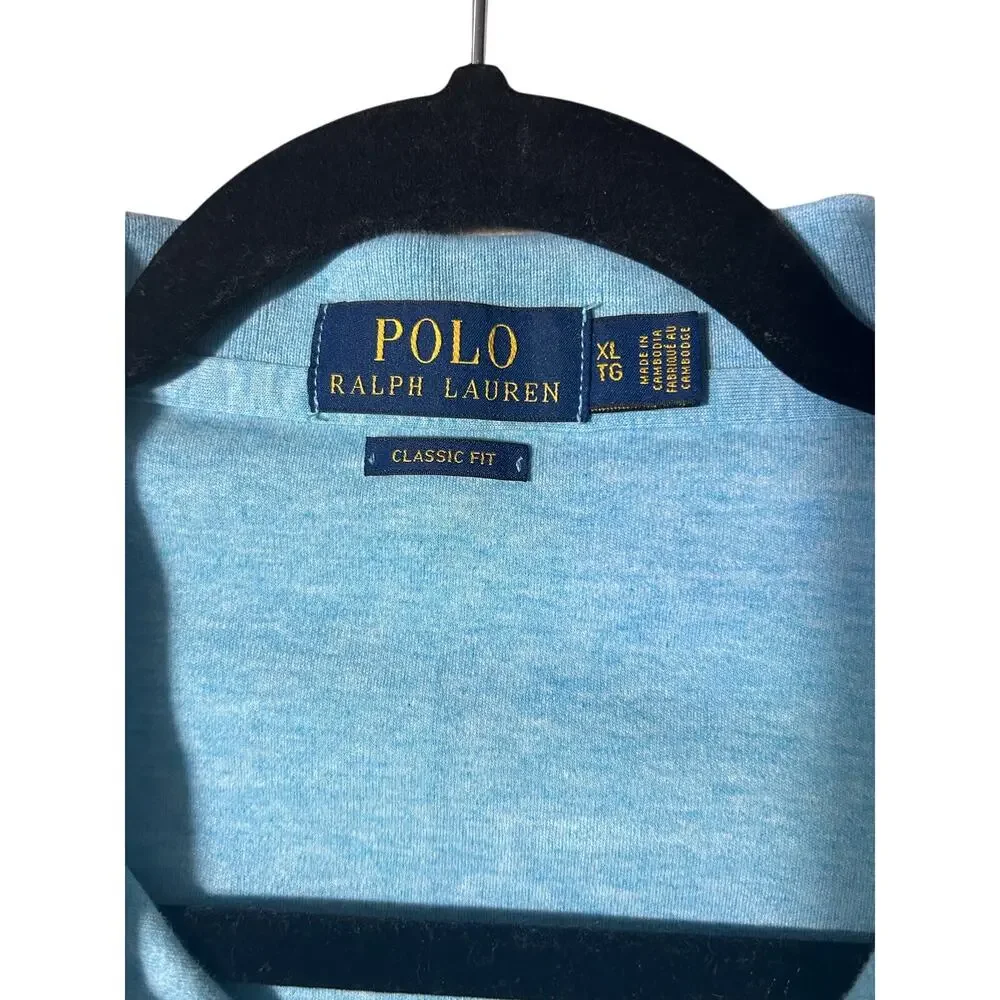 Polo Ralph Lauren Men's sz XL Classic Fit 100% Cotton Yellow Pony Polo